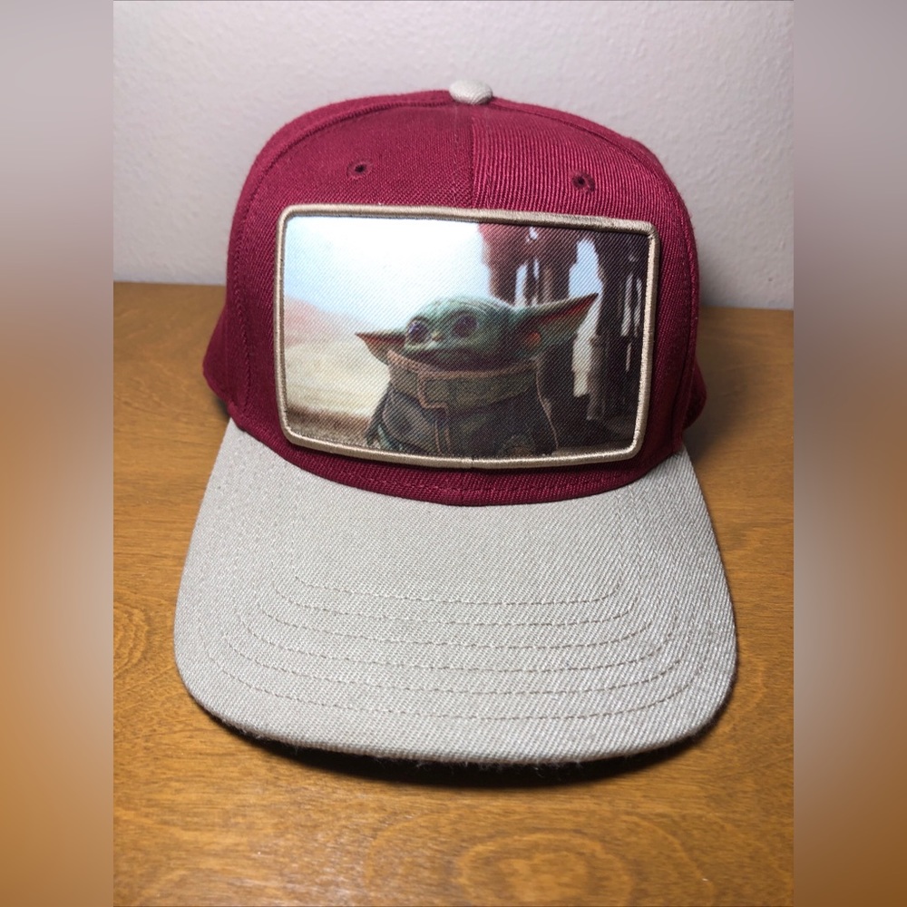 Star Wars The Mandalorian The Child Baby Yoda Grogu Adult Snapback Hat Cap